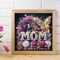 Peinture diamant fleur cristal 30x30 cm – 2