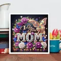 Peinture diamant fleur cristal 30x30 cm – 3