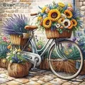 Peinture diamant fleur marguerite 20 à 50 cm – 1