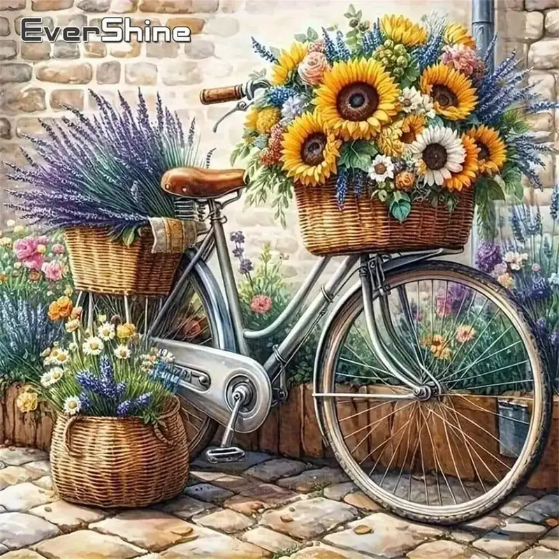 Peinture diamant fleur marguerite 20 à 50 cm