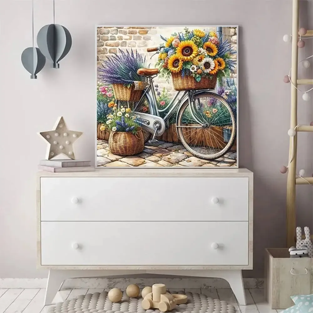Peinture diamant fleur marguerite 20 à 50 cm