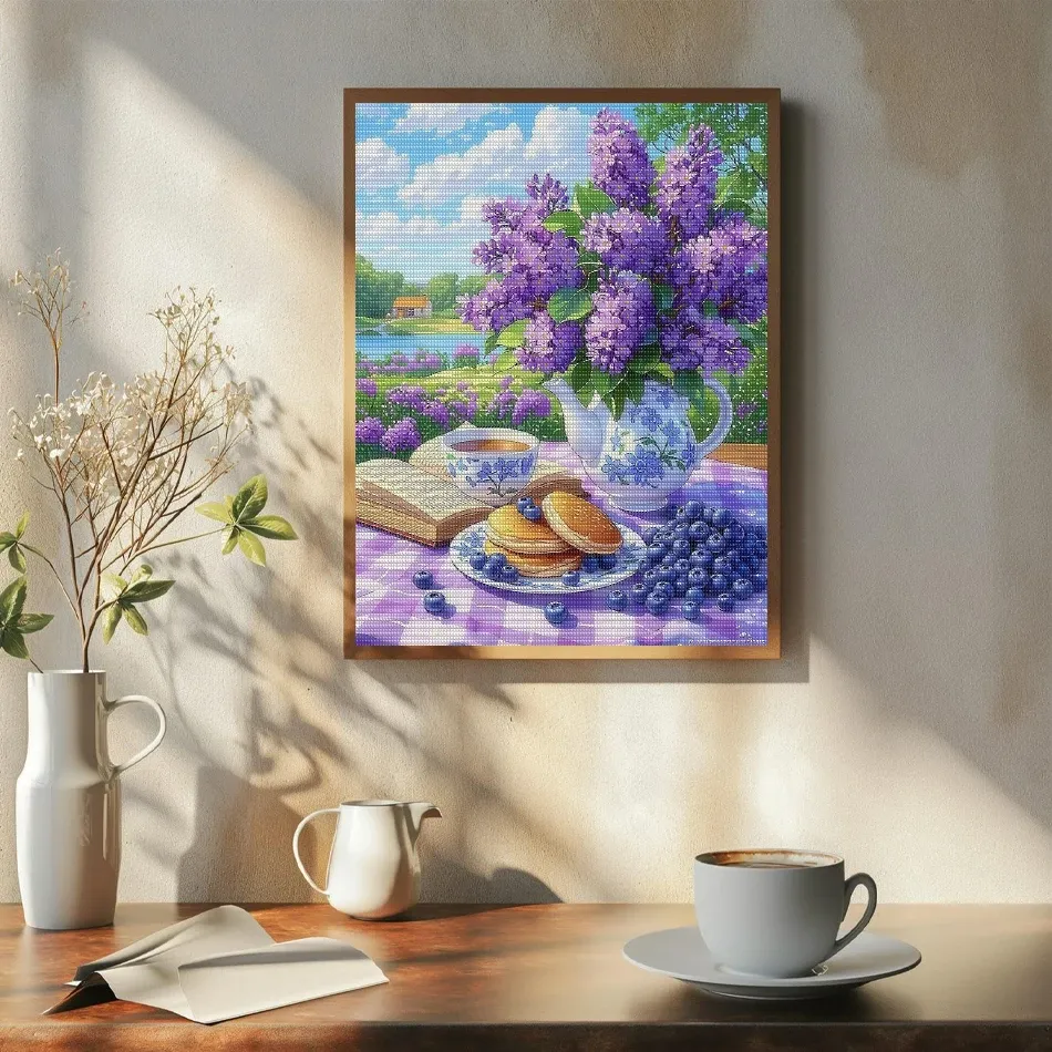Peinture diamant fleurs 20 à 50 cm