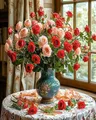 Peinture diamant fleurs 20 à 50 cm – Couleur DZDP131364