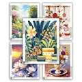 Peinture diamant fleurs 20 à 50 cm ronde ou carrée – 1