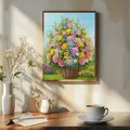 Peinture diamant fleurs 20x30 à 40x50 cm – 3