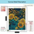 Peinture diamant fleurs 20x30 à 40x50 cm – 4
