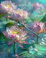 Peinture diamant fleurs 20x30 à 40x50 cm – Couleur DZDP121694