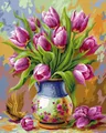 Peinture diamant fleurs 20x30 à 40x50 cm – Couleur DZDP122808