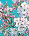 Peinture diamant fleurs 20x30 à 40x50 cm – Couleur DZDP129414