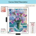 Peinture diamant fleurs classique 20x30 à 40x50 cm – 4