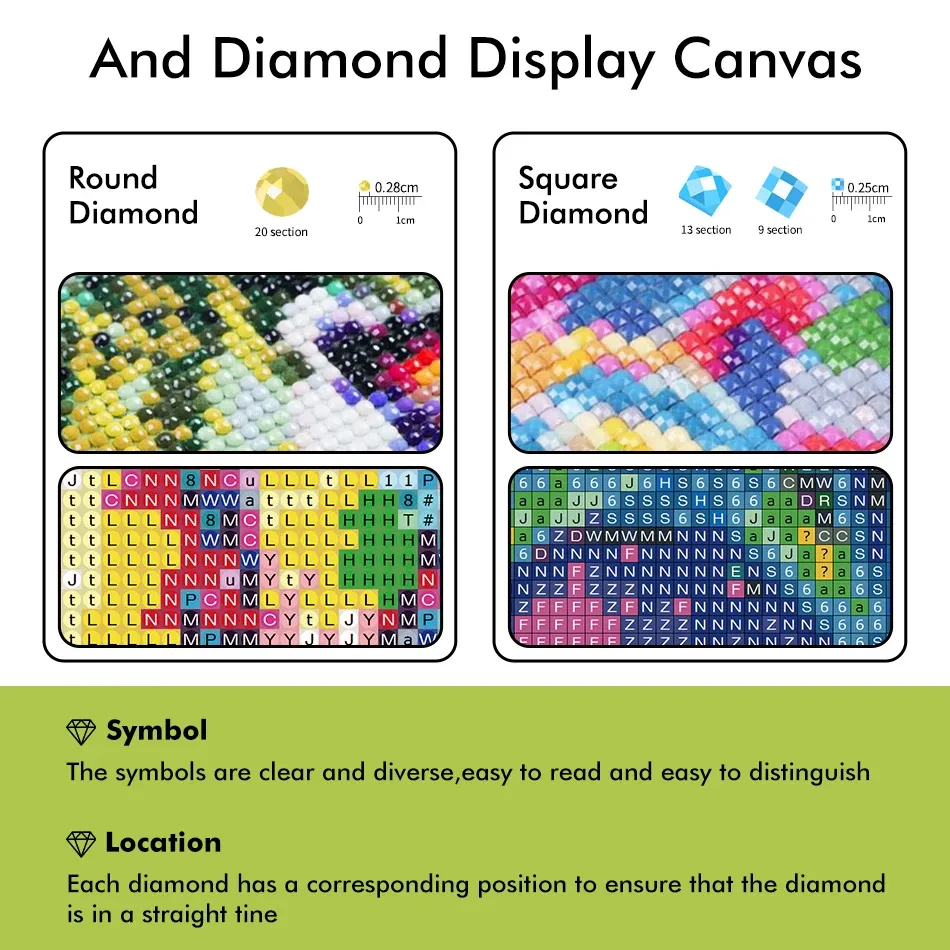 Peinture diamant floral 20 à 50 cm