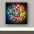 Peinture diamant floral mandala 20x20 à 50x50 cm – 2