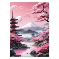 Peinture diamant Fuji Sakura 20x30 à 40x50 cm – Couleur WE3420