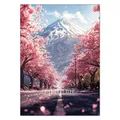 Peinture diamant Fuji Sakura 20x30 à 40x50 cm – Couleur WE3424