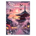 Peinture diamant Fuji Sakura 20x30 à 40x50 cm – Couleur WE3434