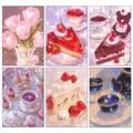 Peinture diamant gâteaux aliments carré rond 20x30cm à 40x50cm – 1