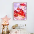 Peinture diamant gâteaux aliments carré rond 20x30cm à 40x50cm – 2