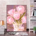 Peinture diamant gâteaux aliments carré rond 20x30cm à 40x50cm – 3