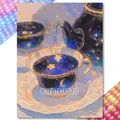 Peinture diamant gâteaux aliments carré rond 20x30cm à 40x50cm – Couleur WE3733
