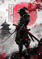 Peinture diamant guerrier samouraï japonais 20x30 à 50x70 cm – Couleur HKQTA1100-9