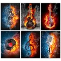 Peinture diamant guitare 20x30 à 40x50 cm – 1