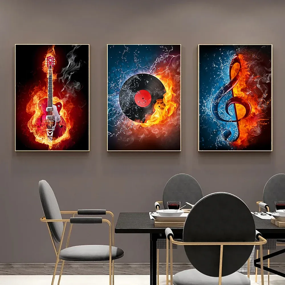 Peinture diamant guitare 20x30 à 40x50 cm