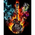 Peinture diamant guitare 20x30 à 40x50 cm – Couleur FX6147