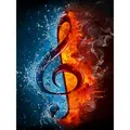 Peinture diamant guitare 20x30 à 40x50 cm – Couleur FX6150