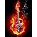 Peinture diamant guitare 20x30 à 40x50 cm – Couleur FX6151