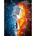 Peinture diamant guitare 20x30 à 40x50 cm – Couleur FX6152