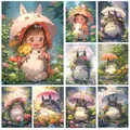 Peinture diamant Hayao Miyazaki Totoro 20x30 à 50x70 cm – 1