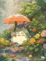 Peinture diamant Hayao Miyazaki Totoro 20x30 à 50x70 cm – Couleur XYHK457-3