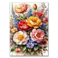Peinture diamant hortensia bouquet 20 à 50 cm – Couleur KEP-740U