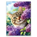 Peinture diamant hortensia bouquet 20 à 50 cm – Couleur KEP-746U