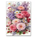 Peinture diamant hortensia bouquet 20 à 50 cm – Couleur KEP-750U