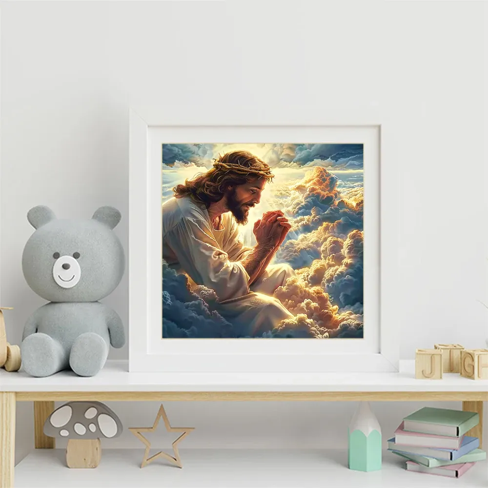 Peinture diamant Jésus 20 à 50 cm
