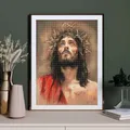 Peinture diamant Jésus 20 à 50 cm ronde ou carrée – 2