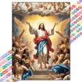 Peinture diamant Jésus 20 à 50 cm ronde ou carrée – Couleur XBG-1403