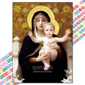 Peinture diamant Jésus 20 à 50 cm ronde ou carrée – Couleur XBG-1412