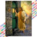 Peinture diamant Jésus 20 à 50 cm ronde ou carrée – Couleur XBG-1418