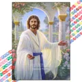 Peinture diamant Jésus 20 à 50 cm ronde ou carrée – Couleur XBG-1424