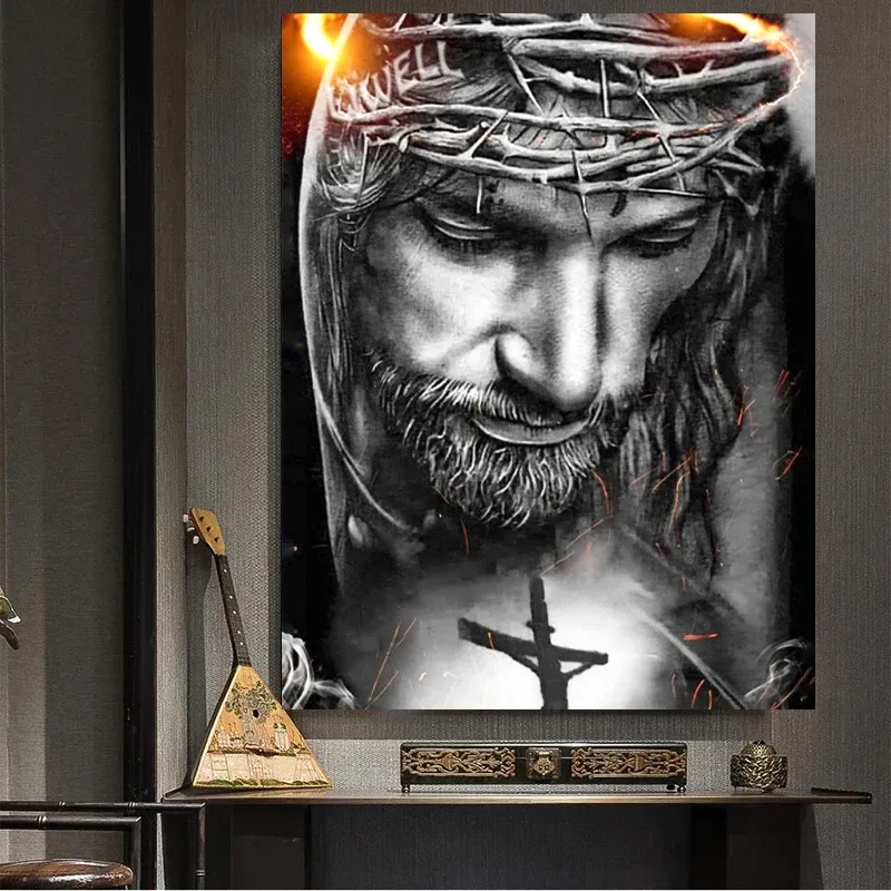 Peinture diamant Jésus 20 à 70 cm
