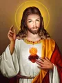 Peinture diamant Jésus 30 à 70 cm – Couleur HXP402-7