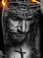 Peinture diamant Jésus 30 à 70 cm – Couleur HXP402-8