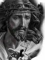 Peinture diamant Jésus 30 à 70 cm – Couleur HXP402-9