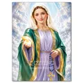 Peinture diamant Jésus et Vierge 20 à 70 cm – Couleur jaune clair (12)