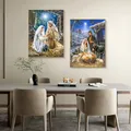 Peinture diamant Jésus né 26 à 50 cm – 2