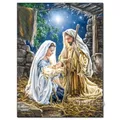 Peinture diamant Jésus né 26 à 50 cm – Couleur VET1779