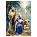 Peinture diamant Jésus né 26 à 50 cm – Couleur VET1782