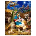 Peinture diamant Jésus né 26 à 50 cm – Couleur VET1786